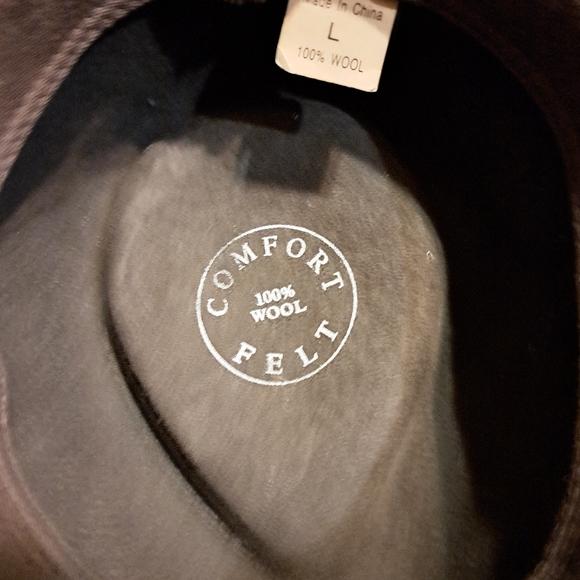 Durango - Stylish Dark Brown Felt Hat with Leather Band - Picture 6 of 7